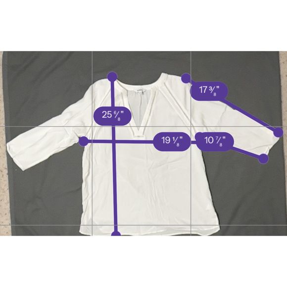 White cut out Express top, size M - Picture 6 of 7